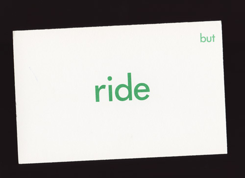 ride, but